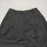 NATURAL LAUNDRY コットンリネンカルゼロングチノスカート 定価16280円 サイズ2 ロングスカート 26SS ブラック レディース ナチュラルランドリー【中古】6-0825G♪