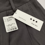 three dots 新品 フィブリオ ワイドパンツ サイズS 定価31900円 FL6001Y パンツ 26SS ソフトブラック チャコールグレー レディース スリードッツ【中古】6-0825M♪