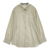 ETRE TOKYO 新品 ガーメントダイソフトシアーシャツ 定価25300円 長袖シャツ 26SS セージ ライトグリーン レディース エトレトウキョウ【中古】6-0825M♪