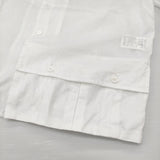 Y's HIN COTTON TWILL HALF SLEEVE BOX SHIRT サイズ2 定価27500円 オープンカラー 半袖シャツ ホワイト レディース ワイズ/Yohji【中古】6-0825S♪