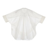 Pheeta 別注 Eliza ブラウス エリザ インド製 ピンタック シャーリング 定価37950円 ブラウス シャツ 25SS ホワイト レディース フィータ【中古】6-0908S♪