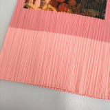 PLEATS PLEASE ISSEY MIYAKE パフェ 転写 PP06-JG506 サイズ1 プリーツ ロングスカート ピンク レディース プリーツプリーズ【中古】6-0908G♪