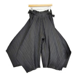 PLEATS PLEASE ISSEY MIYAKE 変形プリーツダブルアジャスター ワイドパンツ PP73-JF583 サイズ5 パンツ ブラック レディース プリーツプリーズ【中古】6-0908G♪