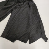 PLEATS PLEASE ISSEY MIYAKE 変形プリーツダブルアジャスター ワイドパンツ PP73-JF583 サイズ5 パンツ ブラック レディース プリーツプリーズ【中古】6-0908G♪