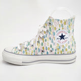 mina perhonen/CONVERSE 新品 jellybeans EV1593 23.5cm 定価19800円 ハイカット スニーカー ミックス レディース ミナペルホネン/コンバース【中古】6-0908G♪