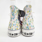 mina perhonen/CONVERSE 新品 jellybeans EV1593 23.5cm 定価19800円 ハイカット スニーカー ミックス レディース ミナペルホネン/コンバース【中古】6-0908G♪