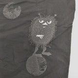 Y's 25AW STINKY EMBROIDERY ECO BAG MOOMIN × a part of me 定価19800円 YX-I01-690 トートバッグ ブラック レディース ワイズ/Yohji【中古】6-1013G◎