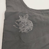 Y's 25AW STINKY EMBROIDERY ECO BAG MOOMIN × a part of me 定価19800円 YX-I01-690 トートバッグ ブラック レディース ワイズ/Yohji【中古】6-1013G◎