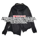 Y's YP-K52-580 サイズ2 アシンメトリー コットン混ニット 変形 ドット カーディガン 24AW ブラック レディース ワイズ/Yohji【中古】6-0928M♪