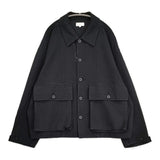 KANEMASA PHIL. 28G High Twist Work Jacket サイズL 定価48400円 SK26S-003A ワークブルゾン ジャケット 26SS ブラック メンズ カネマサフィル【中古】6-0908M♪
