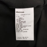 08sircus Dobby cloth 2tuck belted wide pants サイズ5 S26AW-PT03 定価50600円 ベルテッドワイド パンツ 26AW ブラック メンズ ゼロエイトサーカス【中古】6-0908G♪