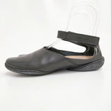trippen pan black アンクルストラップ サイズ37 レザー 定価72600円 シューズ・靴 ブラック レディース トリッペン【中古】6-0908G♪