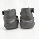 trippen pan black アンクルストラップ サイズ37 レザー 定価72600円 シューズ・靴 ブラック レディース トリッペン【中古】6-0908G♪