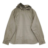 MARGARET HOWELL SOFT WASHED COTTON コットン フリル 578-4253015 サイズ2 定価39600円 ブラウス シャツ 24AW カーキ レディース マーガレットハウエル【中古】6-0908M♪
