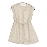 stylemixer 2WAYジャガードチョーカートップ ノースリーブ ブラウス シャツ 25AW アイボリー レディース スタイルミキサー【中古】6-0908S♪