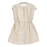 stylemixer 2WAYジャガードチョーカートップ ノースリーブ ブラウス シャツ 25AW アイボリー レディース スタイルミキサー【中古】6-0908S♪