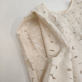 stylemixer 2WAYジャガードチョーカートップ ノースリーブ ブラウス シャツ 25AW アイボリー レディース スタイルミキサー【中古】6-0908S♪