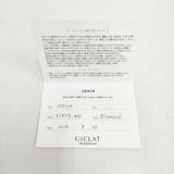 GICLA ギクラ K18YG WG イエローゴールド ホワイトゴールド ダイヤ 片耳用 保証書付き 39P11K ピアス ゴールド レディース【中古】6-0908G♪
