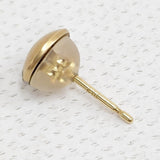 GICLA ギクラ K18YG WG イエローゴールド ホワイトゴールド ダイヤ 片耳用 保証書付き 39P11K ピアス ゴールド レディース【中古】6-0908G♪