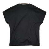 中川政七商店 日本の布ぬのTシャツ 保多織 コットン 日本製 フレンチスリーブ 半袖Ｔシャツ カットソー ブラック レディース 中川政七商店【中古】6-0908S♪
