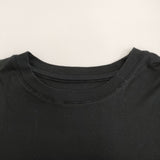 中川政七商店 日本の布ぬのTシャツ 保多織 コットン 日本製 フレンチスリーブ 半袖Ｔシャツ カットソー ブラック レディース 中川政七商店【中古】6-0908S♪