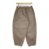 evam eva cotton cocoon pants コットンコクーンパンツ サイズ2 E263T029 定価22000円 イージー パンツ 26AW グレージュ レディース エヴァムエヴァ【中古】6-0901G♪