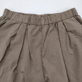 evam eva cotton cocoon pants コットンコクーンパンツ サイズ2 E263T029 定価22000円 イージー パンツ 26AW グレージュ レディース エヴァムエヴァ【中古】6-0901G♪