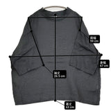 prit 160／1ラミー5分袖Tシャツ 定価12100円 シアー ワイドシルエット ブラウス シャツ 26SS ブラック レディース プリット【中古】6-0901S♪