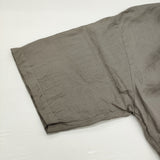 prit 160／1ラミー5分袖Tシャツ 定価12100円 シアー ワイドシルエット ブラウス シャツ 26SS グレー レディース プリット【中古】6-0901S♪