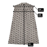 PONT DE CHALONS リーフプリント ノースリーブシャツドレス フレンチスリーブ ワンピース ブラック ライトベージュ レディース ポンデシャロン【中古】6-0908S♪