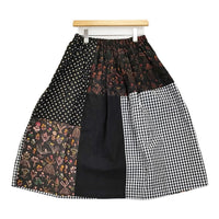 tao COMME des GARCONS 今村文 ボタニカル ドット チェック 異素材