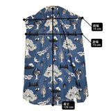 marble sud 新品 2026盛夏コレクション everwood セナカシャーリングワンピース 動物プリント 定価23100円 ワンピース 26MS ブルー ホワイト レディース マーブルシュッド【中古】6-0901S♪