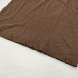 45R/45rpm 薄天竺のVネックチビTシャツ（トップ） 定価15400円 半袖Ｔシャツ カットソー 26SS ブラウン レディース フォーティーファイブアールピーエム【中古】6-0901S♪