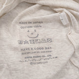 45R/45rpm 薄天竺のチビTシャツ（トップ） 定価15400円 半袖Ｔシャツ カットソー 26SS アイボリー レディース フォーティーファイブアールピーエム【中古】6-0901S♪