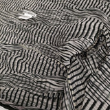 ISSEY MIYAKE プリーツ レイヤードカーディガン 羽織り ジャケット サイズ2 IM23FD615 カーディガン ブラック グレー レディース イッセイミヤケ【中古】6-0908M♪