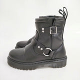 Dr.Martens ANISTONE HRNS サイズUK6 LA004 CL05A ブーツ ブラック レディース ドクターマーチン【中古】6-1013T◎