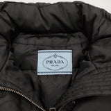 PRADA Re-Nylon 中綿入り ZIP UP ジャケット サイズ38 DNA99R S231 1WQ8 ジャケット ブラック レディース プラダ【中古】6-0928T♪
