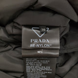 PRADA Re-Nylon 中綿入り ZIP UP ジャケット サイズ38 DNA99R S231 1WQ8 ジャケット ブラック レディース プラダ【中古】6-0928T♪