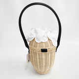 jingle ジングル 新品 DONGURI LANTAN BAG どんぐり ドングリ 定価74800円 GIRLISH購入 かごバッグ ベージュ レディース【中古】6-1013G◎