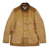 COMME des GARCONS JUNYA WATANABE MAN/Carhartt パッチワーク・ワークカバーオール ジャケット カバーオール AD2017 ブラウン メンズ ジュンヤワタナベマン/カーハート【中古】6-0925T♪