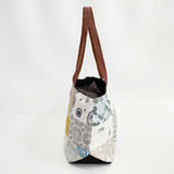 mina perhonen piece bag ピースバッグ パッチワーク 刺繍 pi0001 トートバッグ マルチカラー レディース ミナペルホネン【中古】6-1013G◎