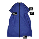 かぐれ コットンシルクサイドギャザーワンピース サイズ1 定価22000円 ワンピース 26SS ロイヤルブルー レディース かぐれ/KAGURE【中古】6-0904S♪