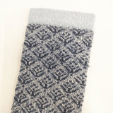 SockWell ソックウェル 新品 Sweet Pea USA製 メリノウールアルパカ S-M 靴下 ネイビー グレー レディース【中古】6-1011T◎