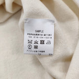 YURI+PARK LYCIA-KT リシア ウールシルク カシミヤ ハイネック イタリア製 SAMPLE セーター ニット オフホワイト レディース ユリパーク【中古】6-0928T♪