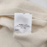 YURI+PARK LYCIA-KT リシア ウールシルク カシミヤ ハイネック イタリア製 SAMPLE セーター ニット オフホワイト レディース ユリパーク【中古】6-0928T♪