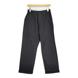 MARGARET HOWELL/FOX BROTHERS 578-5242204 サイズ1 定価71500円 ウールリネン イージー パンツ 25AW ブラック レディース マーガレットハウエル/フォックスブラザーズ【中古】6-0914G♪