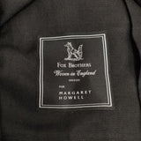 MARGARET HOWELL/FOX BROTHERS 578-5253205 サイズ1 ウールリネン ジャケット 25AW ブラック レディース マーガレットハウエル/フォックスブラザーズ【中古】6-0914M♪