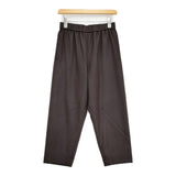 ARTS&SCIENCE 0224-L3140-3245 サイズ0 ウールシルク イージー パンツ ダークブラウン レディース アーツ&サイエンス【中古】6-0928T♪