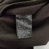 ARTS&SCIENCE 0224-L3140-3245 サイズ0 ウールシルク イージー パンツ ダークブラウン レディース アーツ&サイエンス【中古】6-0928T♪
