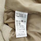 IENA ＆NAVY ノーカラーツイードジャケット サイズ38 定価36300円 ノーカラージャケット 25SS ベージュ レディース イエナ【中古】6-0928M♪